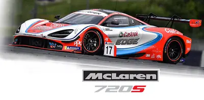 1:10 RC Clear Lexan Body Shell McLaren 720GT3 With Castrol Edge Decals • $75.90