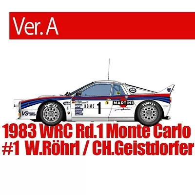 MFH Rally 037 1983 WRC Rd.1 Monte Carlo #1 Röhrl/Geistdorfer 1/24  No. K-504 • $375