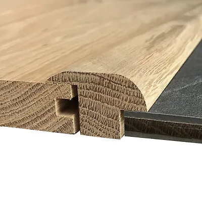 Solid Oak Floor Threshold | Wood To Carpet | Carpet/Tile/Laminate/Wood Flooring • £13.74