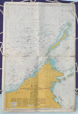 Admiralty 3483 MINDORO STRAIT TO LUCONIA SHOALS AND SELAT MAKASAR Map Chart Wall • $76.95