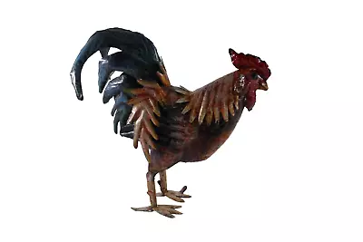 Primitive Metal Tin Rooster Country Farmhouse Decor • $15.95