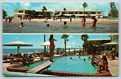 Vintage Postcard St Petersburg FL-Florida Shoreline Apartments And Motel G7 • $8.29