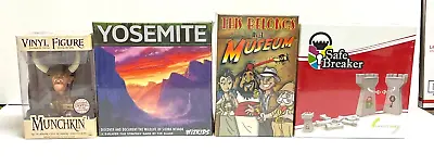 Board Game Mixed Lot Of 4 Yosemite Safe Breaker Belongs In A Museum Munchkin • $79.99