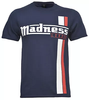 Madness T Shirt Stripes Official Striped Band Logo New S-2XL • £16.95