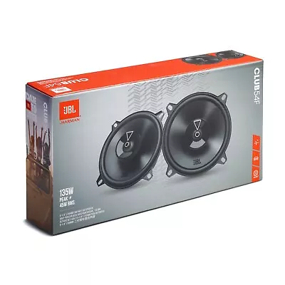 NEW JBL CLUB 54F 135 Watts 5.25  2-Way Coaxial Car Speakers 5-1/4  PAIR • $99.94