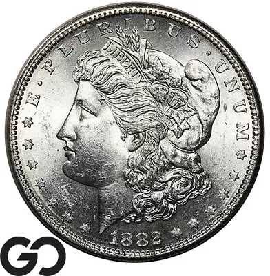 1882-S Morgan Silver Dollar Silver Coin Flashy Mint Luster • $28