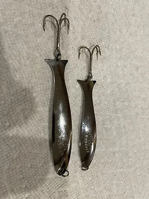 Mooselook Wobbler Pair Used Chrome • $16.99