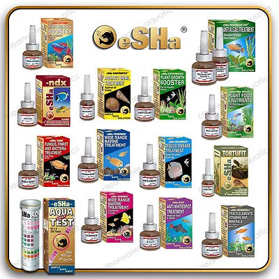 £6.49 • Buy ESHA AQUARIUM Water Treatment MEDICATION Test Strip FISH TANK TROPICAL MARINE