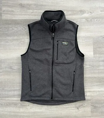 L.L. Bean Men’s Slightly Fitted 100% Polyester Vest Grey Men’s Size Small S • $28
