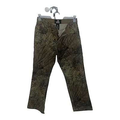 Mossy Oak Pants Mens 30/30 Brush Camo All Over Print Outdoor Hunting Tag • $23.20