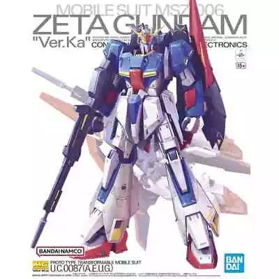 MG Zeta Gundam Ver. KA 1/100 Model Kit Bandai Hobby • $79