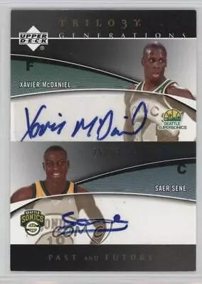 2006-07 Upper Deck Trilogy /33 Saer Sene Xavier McDaniel Mouhamed Rookie Auto RC • $27.85