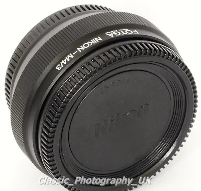 NIKON NIKKOR Lenses On MICRO 4/3 Olympus OM-D Panasonic LUMIX Micro 4/3 Adapter • £22.10