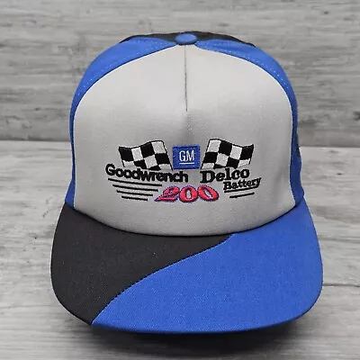 Vintage 90s NASCAR Goodwrench Philadelphia Delco Battery 200 Snapback Hat • $11.99