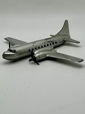 Rare Vintage Tootsie Toy Silver  Remarkable Douglas  DC4 Diecast Toy Plane • $26.99