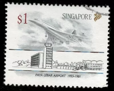 Singapore. 600. $1. Civilian Airports. Used. 1991 • $1.19