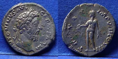 Marcus Aurelius Silver Denarius Genius Reverse Ric.353 Excellent Example • £90