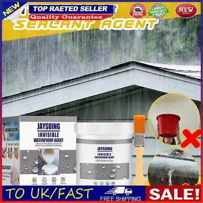 £4.19 • Buy Sealant Waterproof Glue Invisible Mighty Repair Leak-Proof Coating For Home Roof
