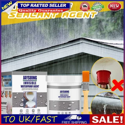 £4.19 • Buy Sealant Waterproof Glue Invisible Mighty Repair Leak-Proof Coating For Home Roof