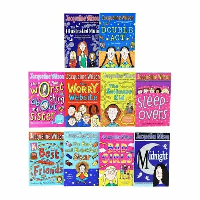 10 Books Collection Set By Jacqueline Wilson (Paperback 2006) • £14.99