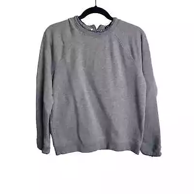 J.Crew Mercantile Gray Pullover Sweater Crewneck Size Medium Preppy • $24