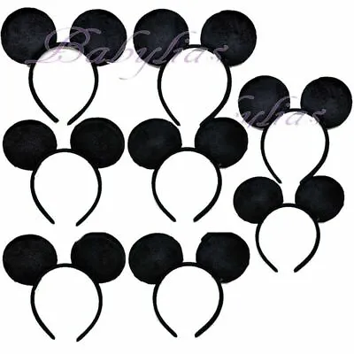 12 Mickey Mouse Ears Minnie Headbands Favors Orejas Costume Men Women Hat Rat • $8.88