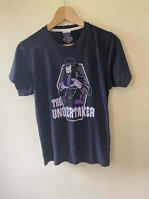 The Undertaker WWE Homage Retro Style Charcoal Unisex Small T Shirt 2016 • £12.95