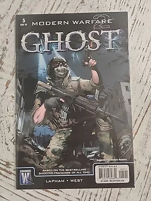 Modern Warfare 2 Ghost #5 Comic Book 2010 Wildstorm Call Of Duty NM • $34.99