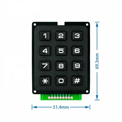 Matrix Array 12 16 Keys 4*4 4*3 Switch Keypad Matrix Keyboard Module For Arduino • $1.93