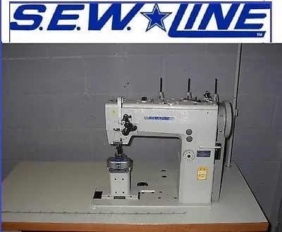 Sewline Sl-1389 New  2-needle 3/8 Walking Foot Postbed Industrial Sewing Machine • $2899