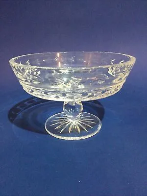 Dartington Crystal Cut Glass Footed Bon Bon Dish • £8.95