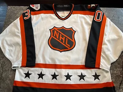 Mike Vernon White CCM 1989 NHL ASG Authentic Jersey Size 54 • $989.87