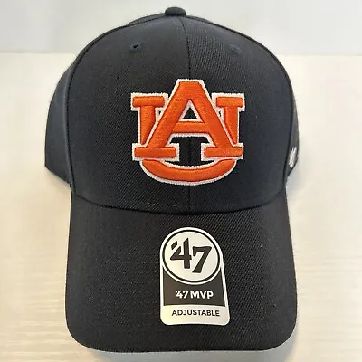 Auburn (tigers) 47 Brand (mvp) Hat (adjustable) Nwt Navy Blue Au Logo War Eagle • $22.50