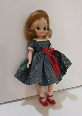 Vintage 1950's Amer Character 8  Betsy McCall Doll In Orig. Costume Dress Undies • $70