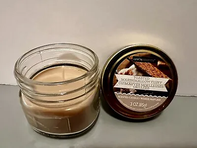 LUMINESSENCE TOASTED MARSHMALLOW FLUFF 3oz Scented Candle Reclosable Metal Lid • $14.99