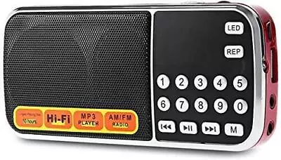 AM FM Portable Pocket Radio Music Player Support Micro SD/TF Card USB Slot  • $28
