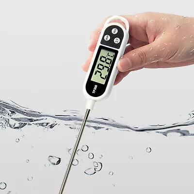 Instant Read Digital Food Meat Water Folding Thermometer For Cooking BBQ Kitchen • $8.94