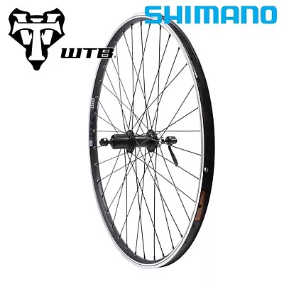 26  Rear WTB DX18/ Shimano TX505 Black  8+ Speed CL Disc Or Rim Brake Bike Wheel • $73.40