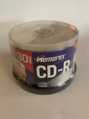 New Unopened 30 Pack Memories CD-R 700MB 80 Minute • $31.99