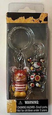 Cheshire Cat Vinylmation Jr Pairs 2 Piece Keychain Abstract Circle Set Disney  • $16.99