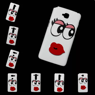 For LG G2 G3 G4 G5 G6 V10 V20 V30 V35 Q6 K10 Nexus 5X 3D Lips Eye Back Hard Case • $7.37