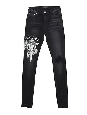 Amiri Cherub Black Jeans Size 28x32 NWT Sold Out • $450