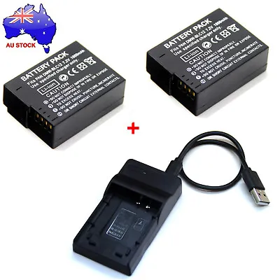 AUS Battery / Charger For Panasonic Lumix DMC-G5 DMC-G6 DMC-G7 DMC-G8 Camera • $31.88