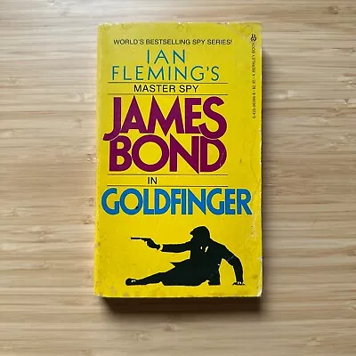  James Bond In Gold Finger  By Ian Fleming (1983) Vintage Mass Paperback • $8.95