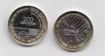 New: Cape Verde 200 Escudos Bimetallic Commemorative Coin To Mark 200 Years  • $9.99