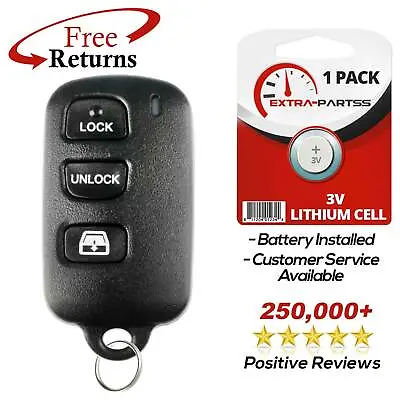 Remote 3btn Window Car SUV Key Fob For Toyota (ELVATDD) • $13.45