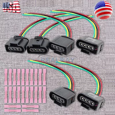 6 Pack Ignition Coil Connector Harness Plugs Wiring W/Terminals For Audi A4 VW • $15.62