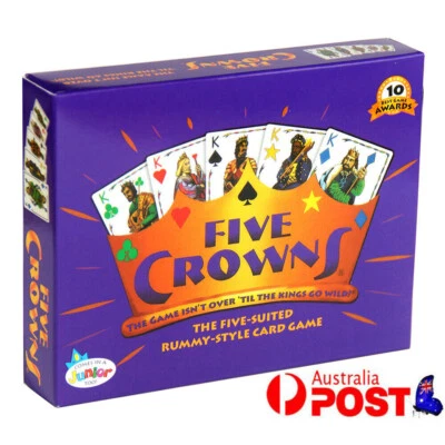 $16.55 • Buy Five Crowns Card Game 5 Suites Classic Original Family Party Rummy Style Play