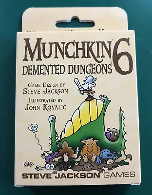 SJG Munchkin 6 - Demented Dungeons NIB #1457 • $14.95