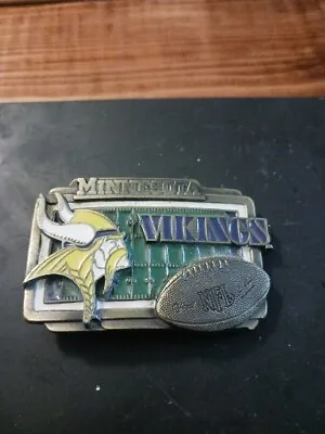 Vintage Minnesota Vikings Belt Buckle Made In USA • $26.95